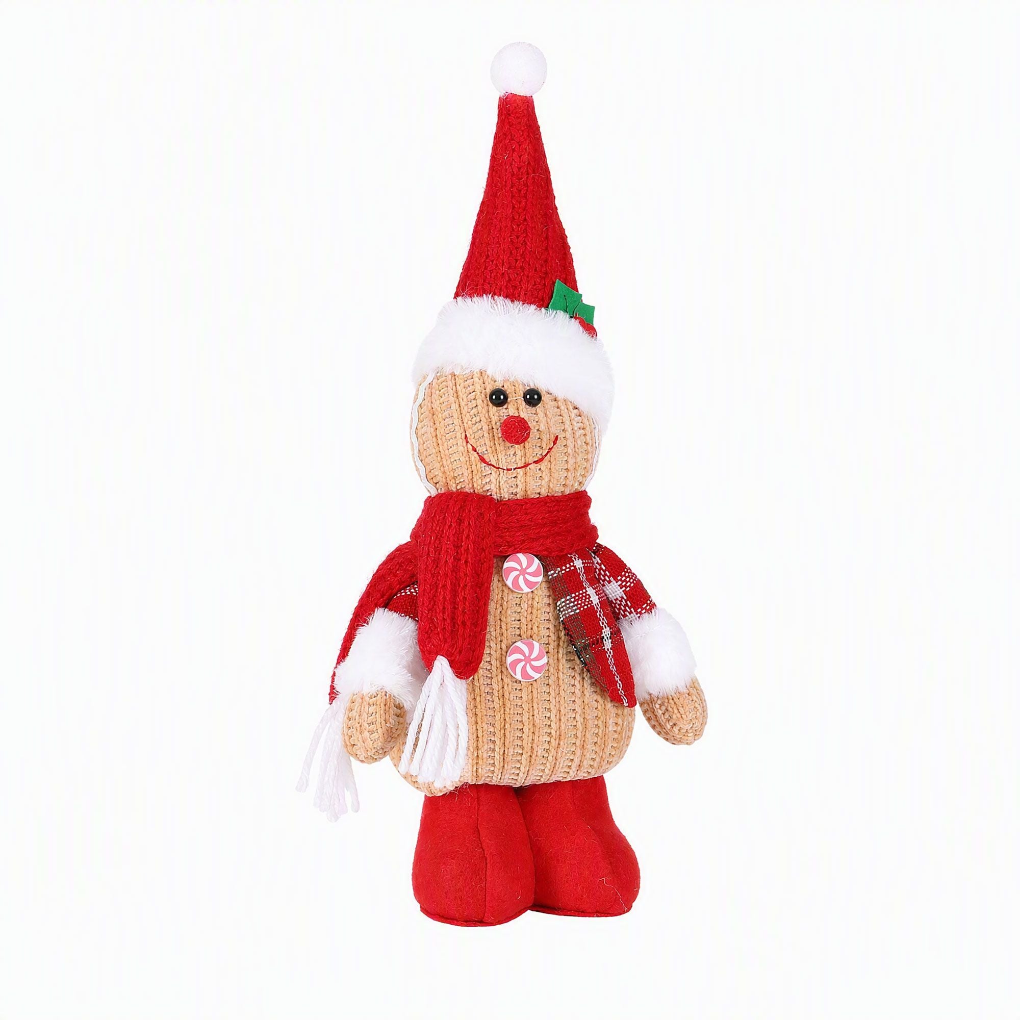 Standing Gingerbread Man Christmas Decoration 33cm