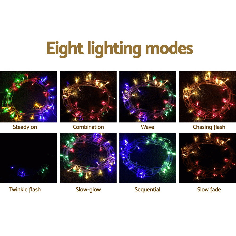 32m Christmas Icicle Lights 960 LED - Multicolour