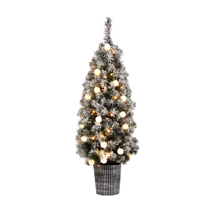 4FT (1.2m) Small Potted Christmas Tree with LEDs