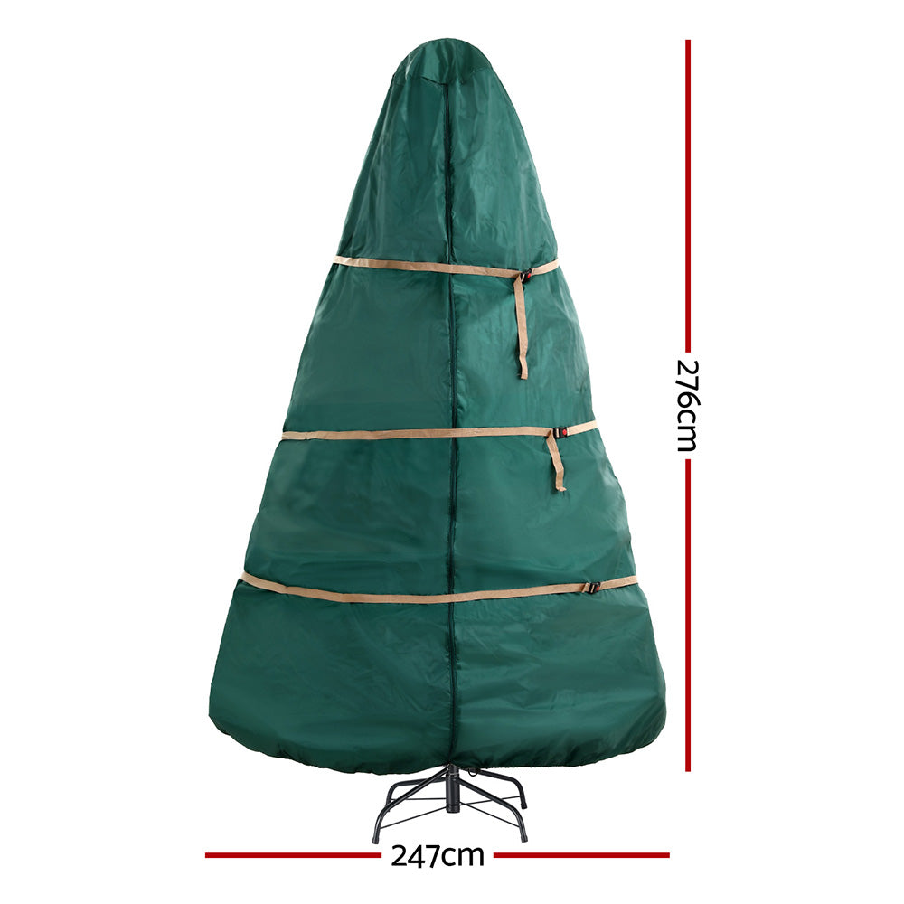 Jingle Jollys Christmas Tree Storage Bag Fits Up to 9ft Tree Xmas Bag Green - Homecoze