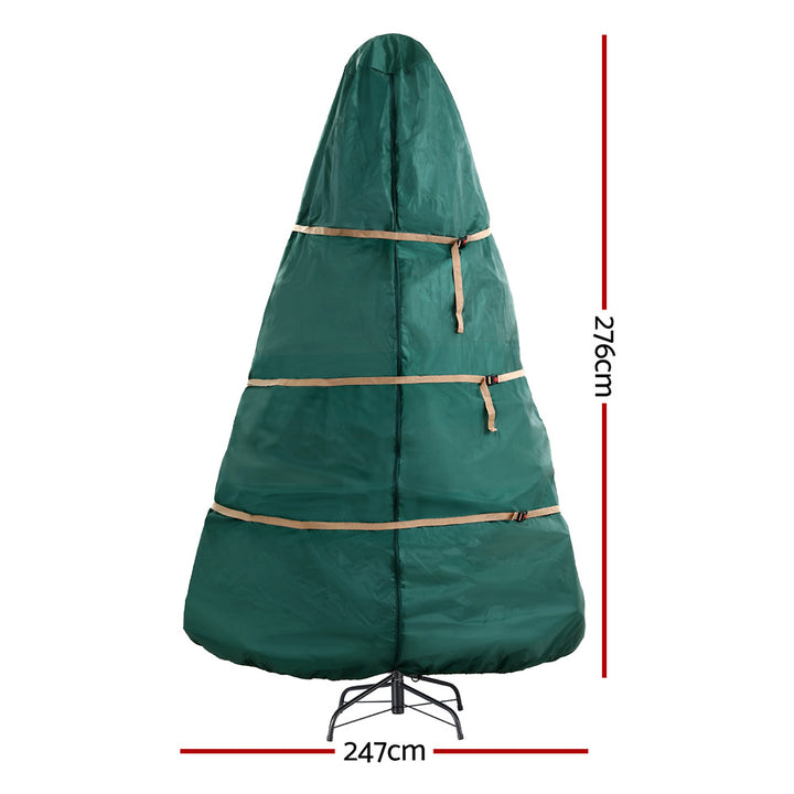 Jingle Jollys Christmas Tree Storage Bag Fits Up to 9ft Tree Xmas Bag Green - Homecoze