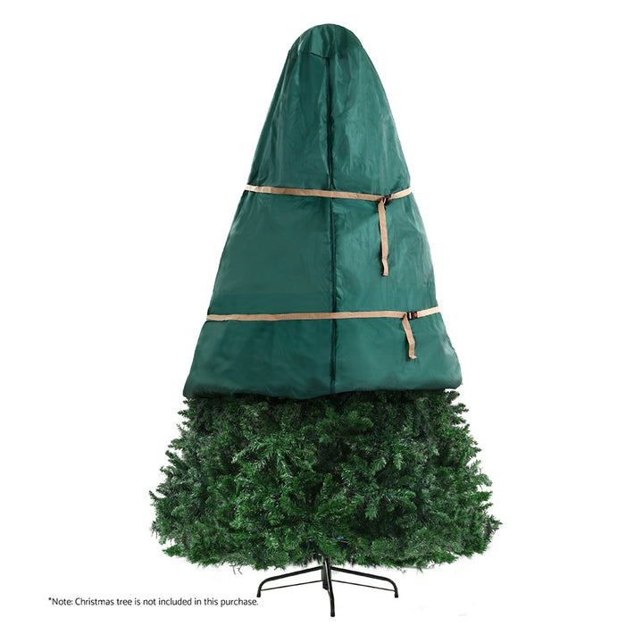 Jingle Jollys Christmas Tree Storage Bag Fits Up to 9ft Tree Xmas Bag Green - Homecoze