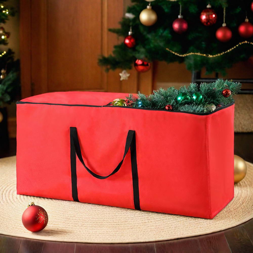 Christmas Tree Storage Bag (Fits up to 8ft) - Red - Homecoze