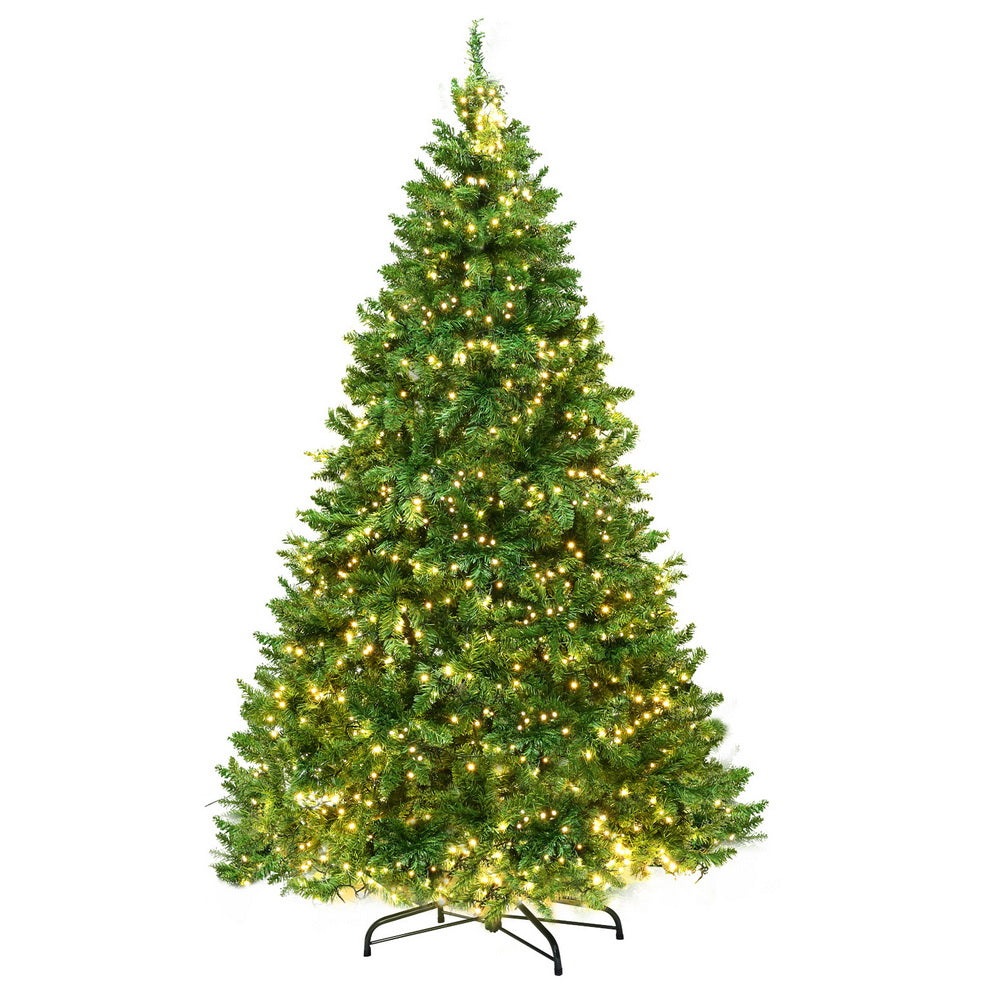 6FT Pre-lit LED Christmas Tree - 874 Tips - Homecoze