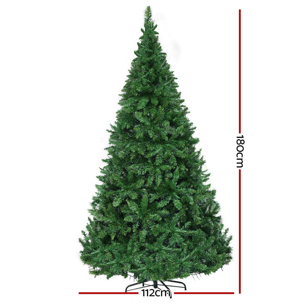 6FT Pre-lit LED Christmas Tree - 874 Tips - Homecoze