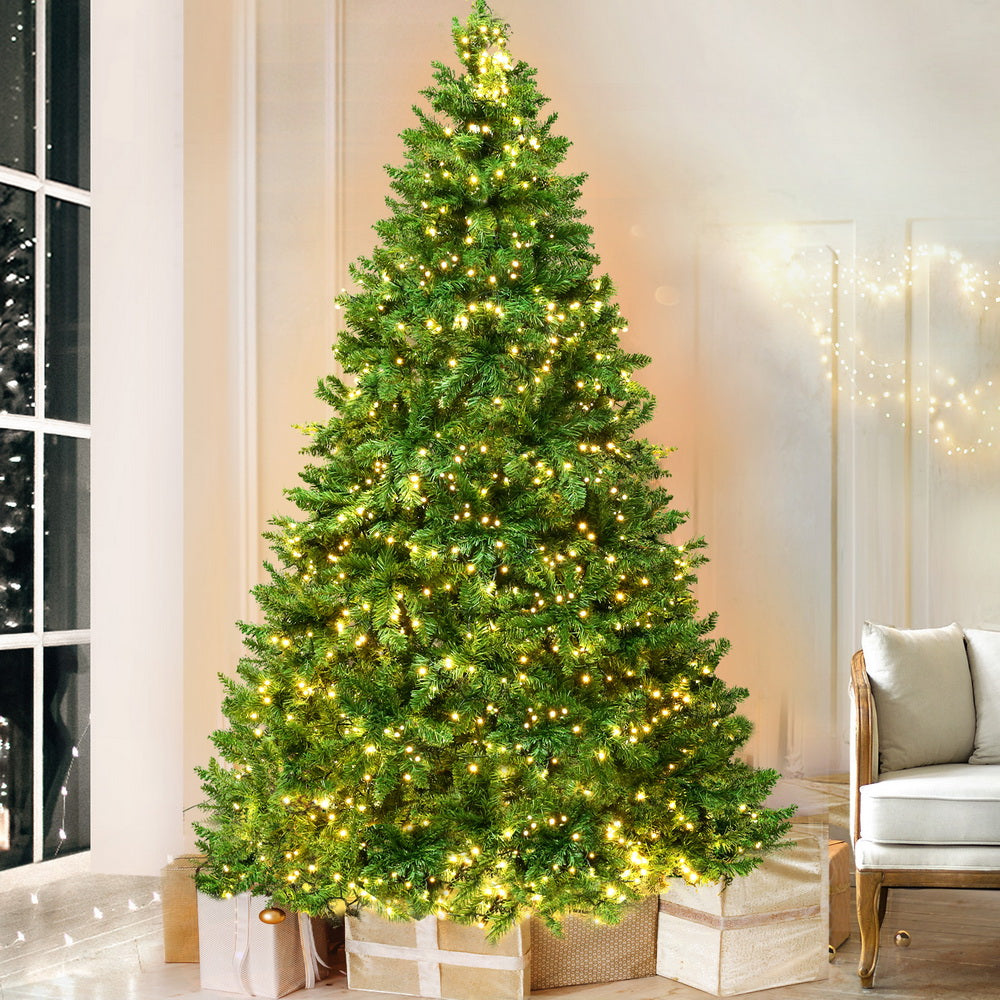 6FT Pre-lit LED Christmas Tree - 874 Tips - Homecoze