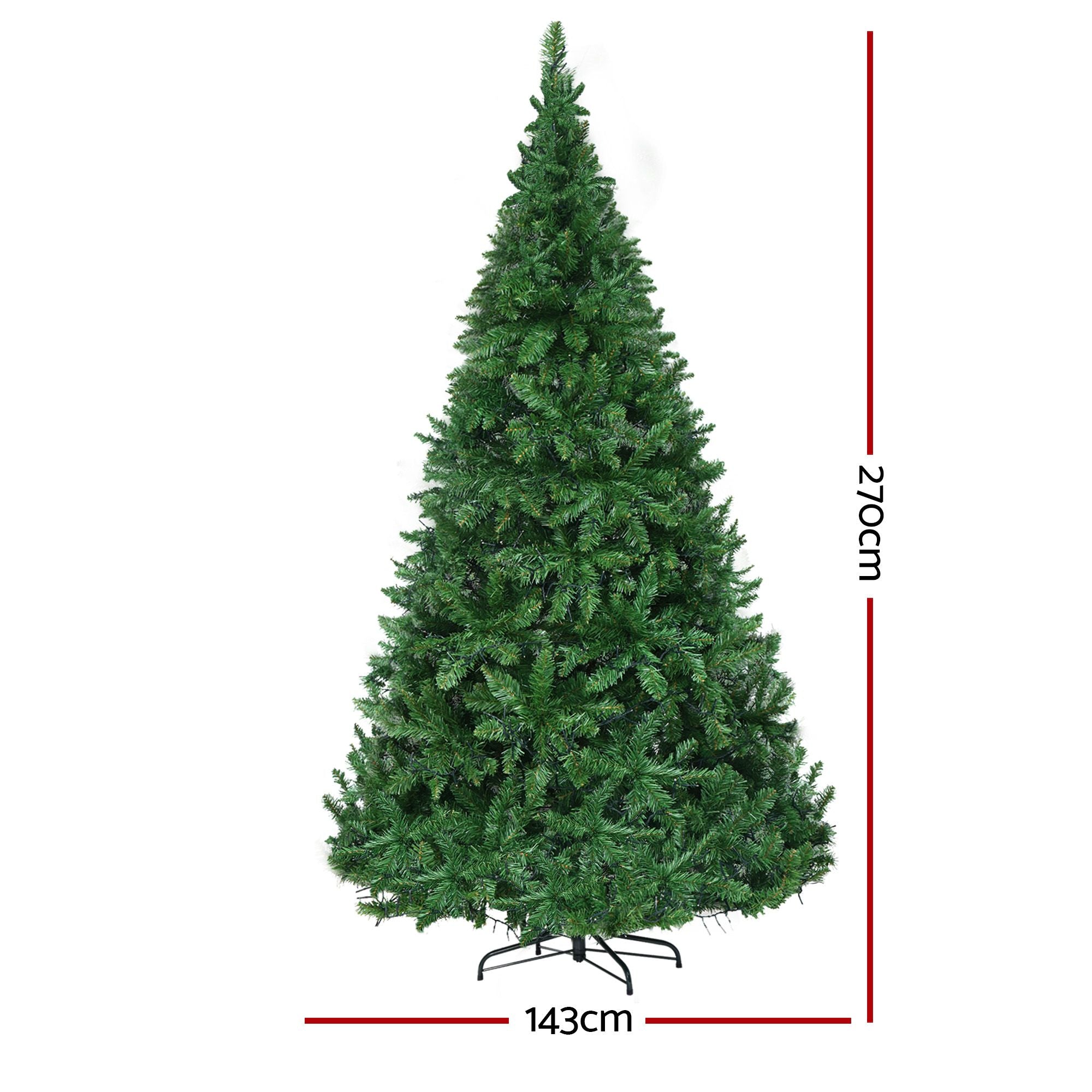 9FT Pre-lit LED Christmas Tree - 1831 Tips