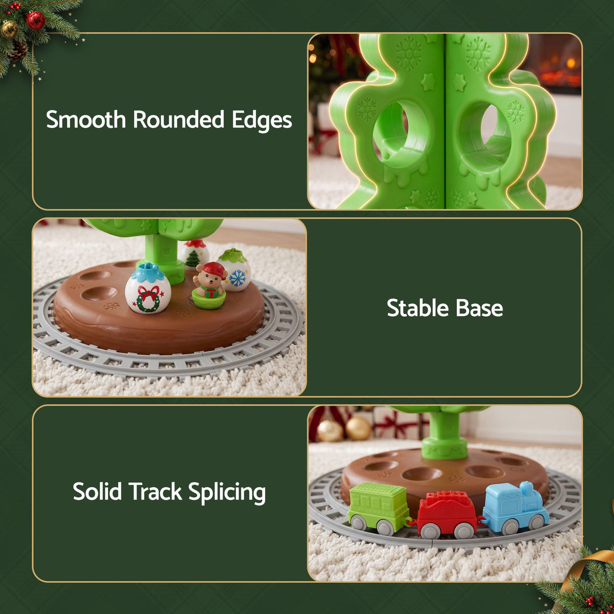 70cm Toddler Christmas Tree Toy Set with Train