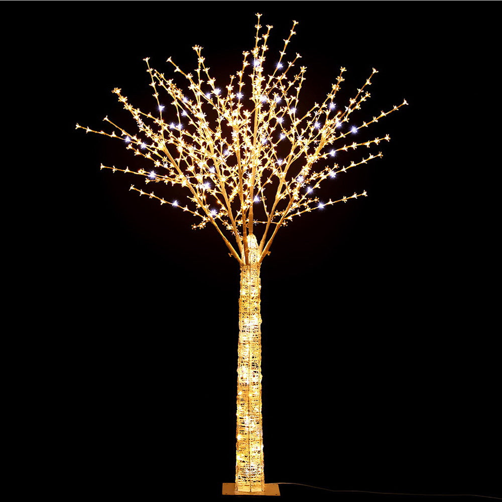 7FT (2.1m) LED Blossom Flower Christmas Tree