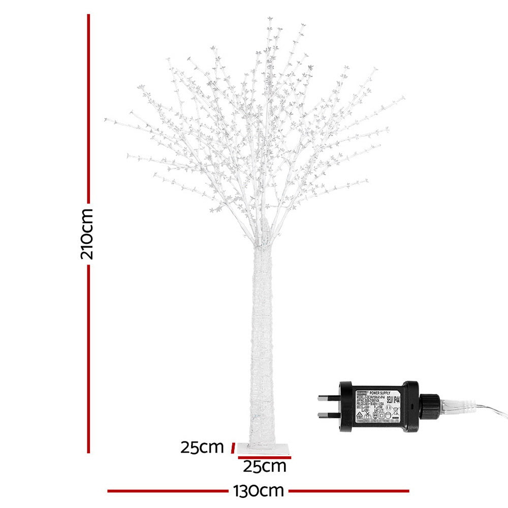 7FT (2.1m) LED Blossom Flower Christmas Tree - Homecoze