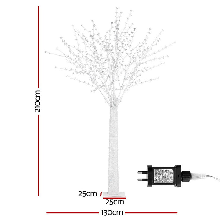 7FT (2.1m) LED Blossom Flower Christmas Tree