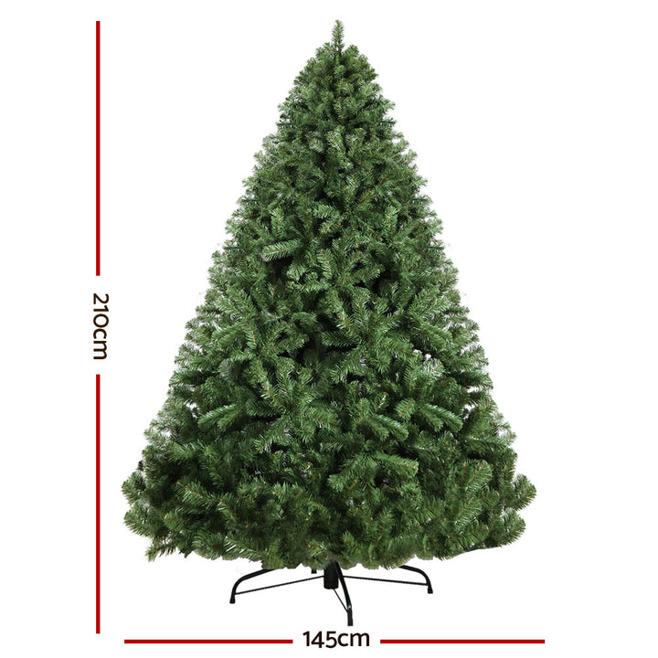 7FT Extra Full Christmas Tree - 1250 Tips Homecoze