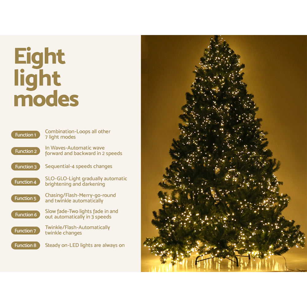 7FT Extra Full Pre-lit LED Christmas Tree - 1250 Tips - Homecoze
