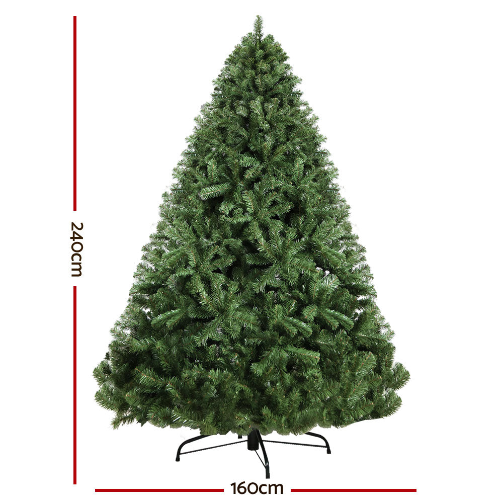 8FT Extra Full Christmas Tree - 1500 Tips Homecoze