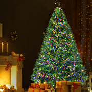 8FT Extra Full Pre-lit Multicolour LED Christmas Tree - 1436 Tips - Homecoze