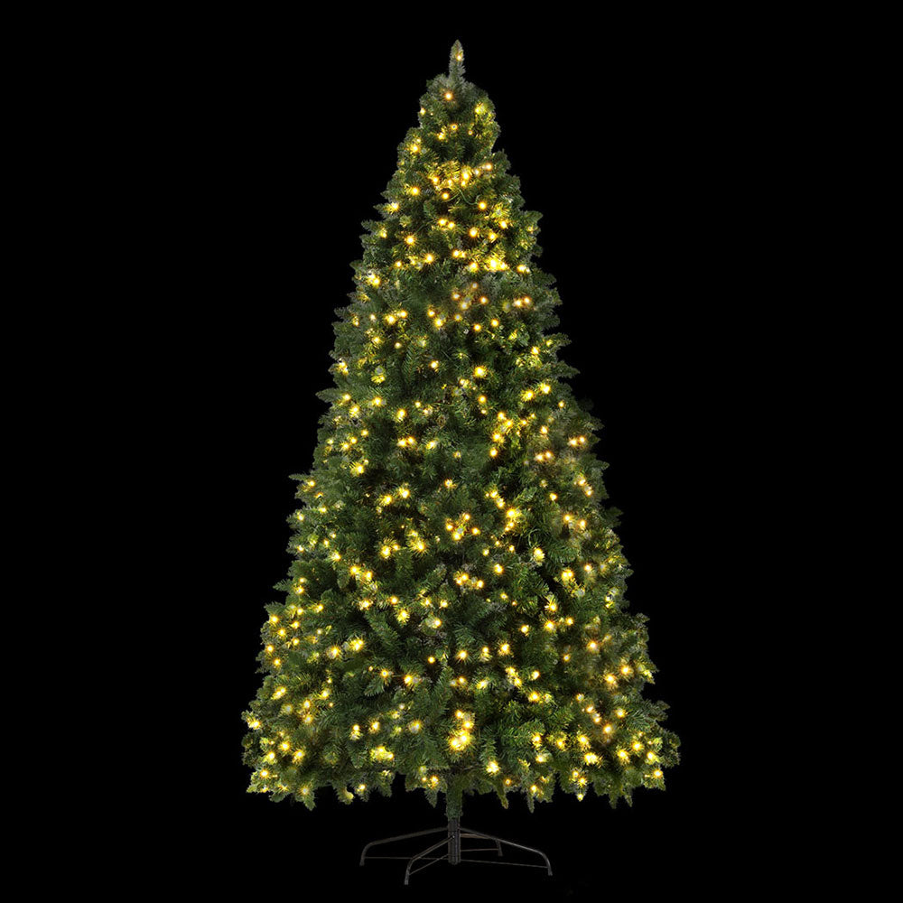 9FT Extra Full Pre-lit LED Christmas Tree - 2590 Tips - Homecoze