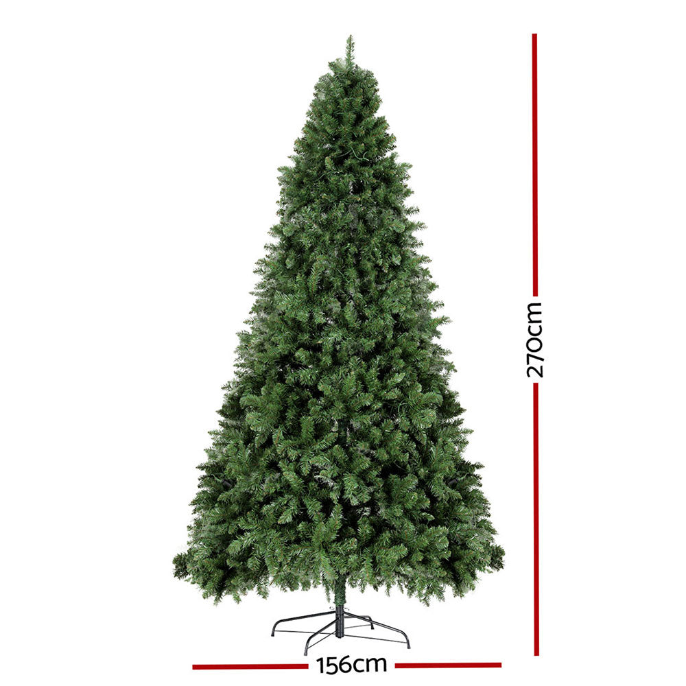 9FT Extra Full Pre-lit LED Christmas Tree - 2590 Tips - Homecoze