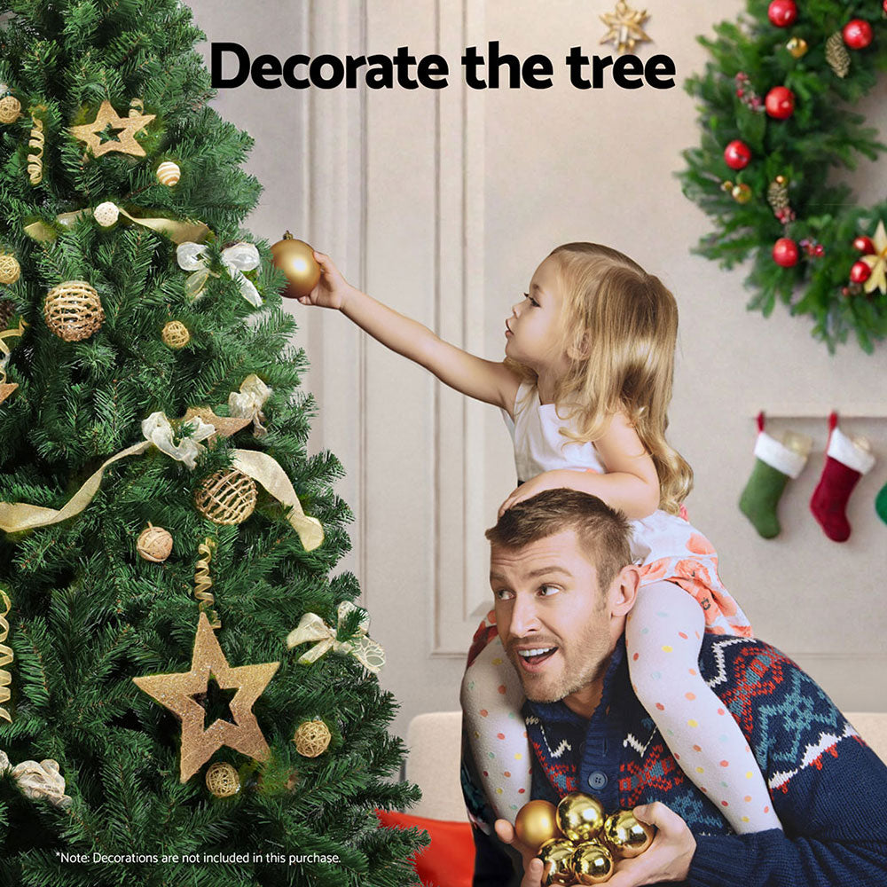 9FT Extra Full Pre-lit LED Christmas Tree - 2590 Tips - Homecoze