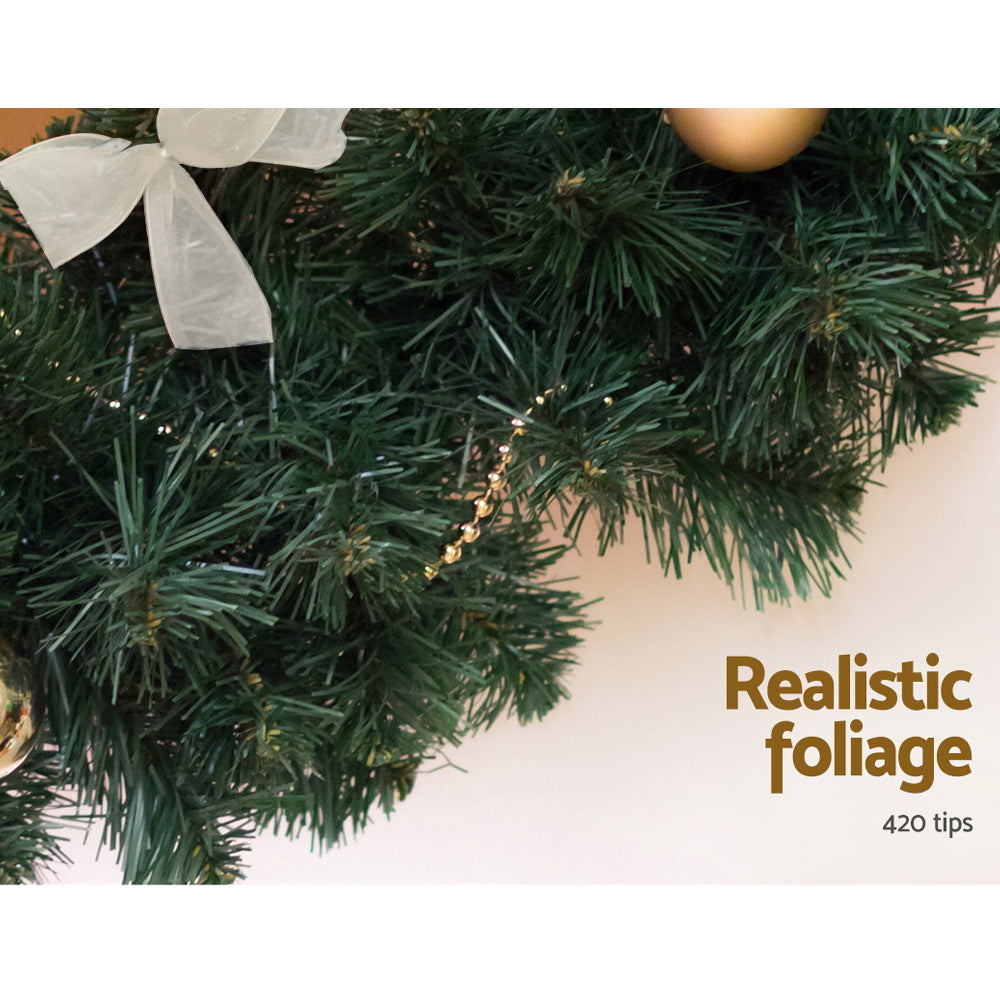 6FT (1.8m) Christmas Garland - Green - Homecoze