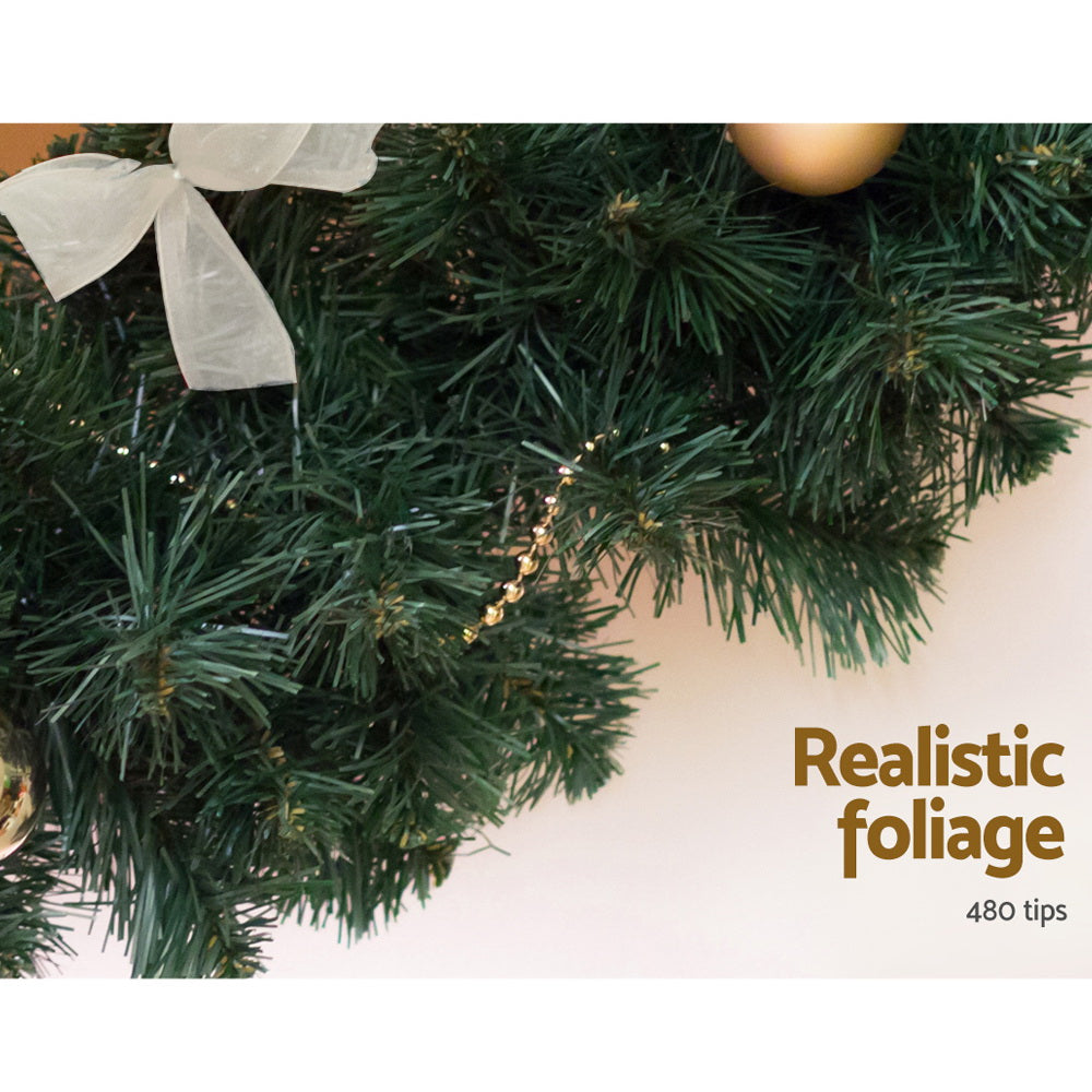 7FT (2.1m) Christmas Garland - Green - Homecoze