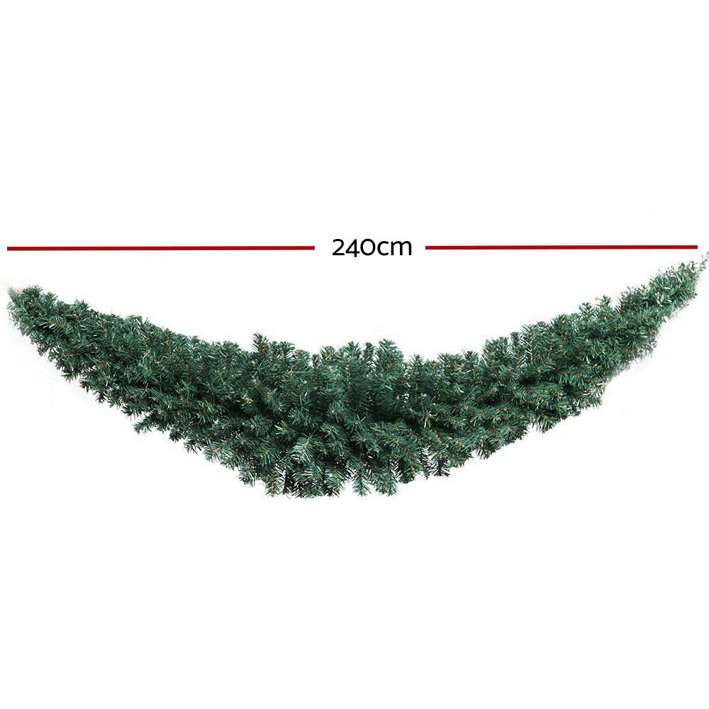 8FT (2.4m) Christmas Garland - Green - Homecoze
