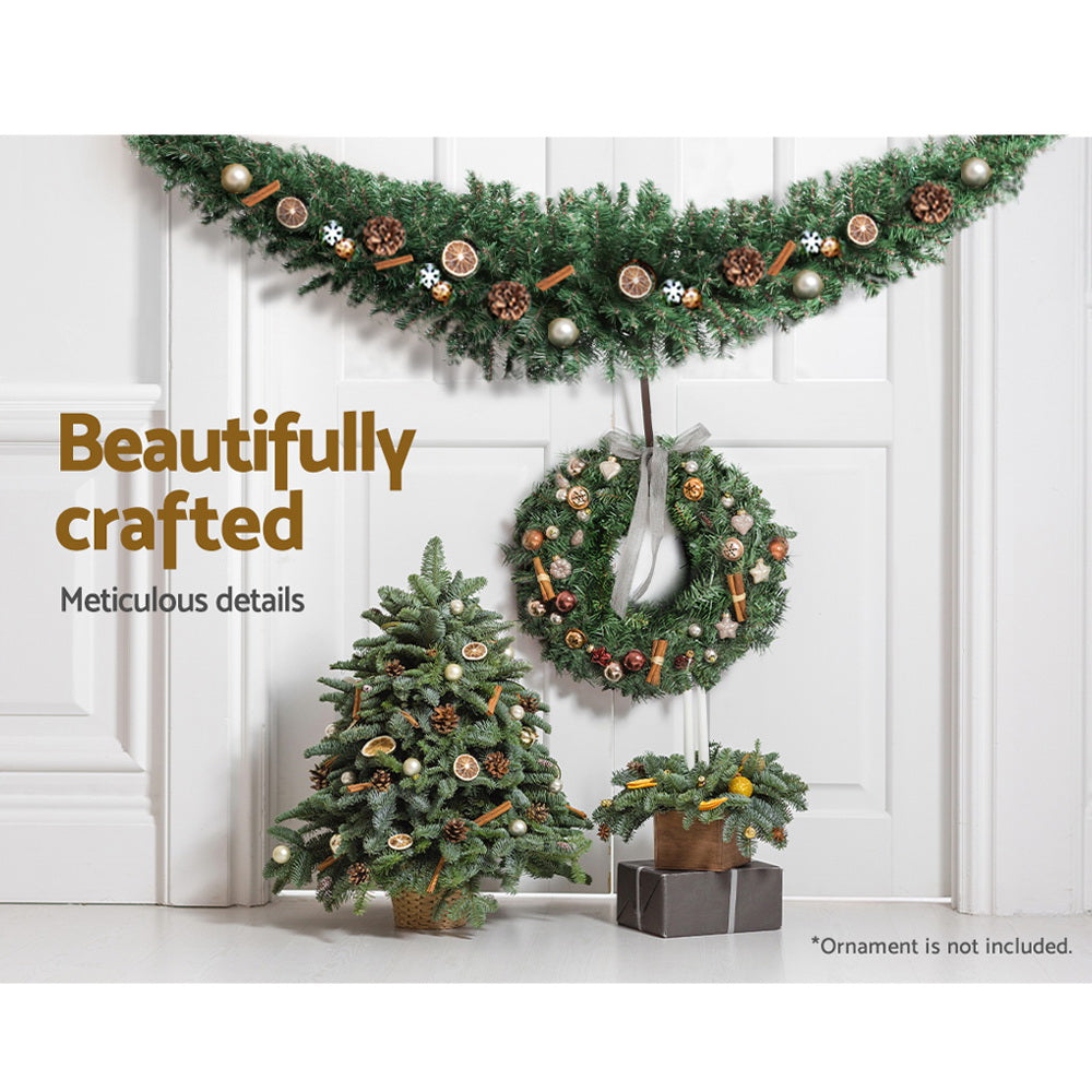 8FT (2.4m) Christmas Garland - Green - Homecoze