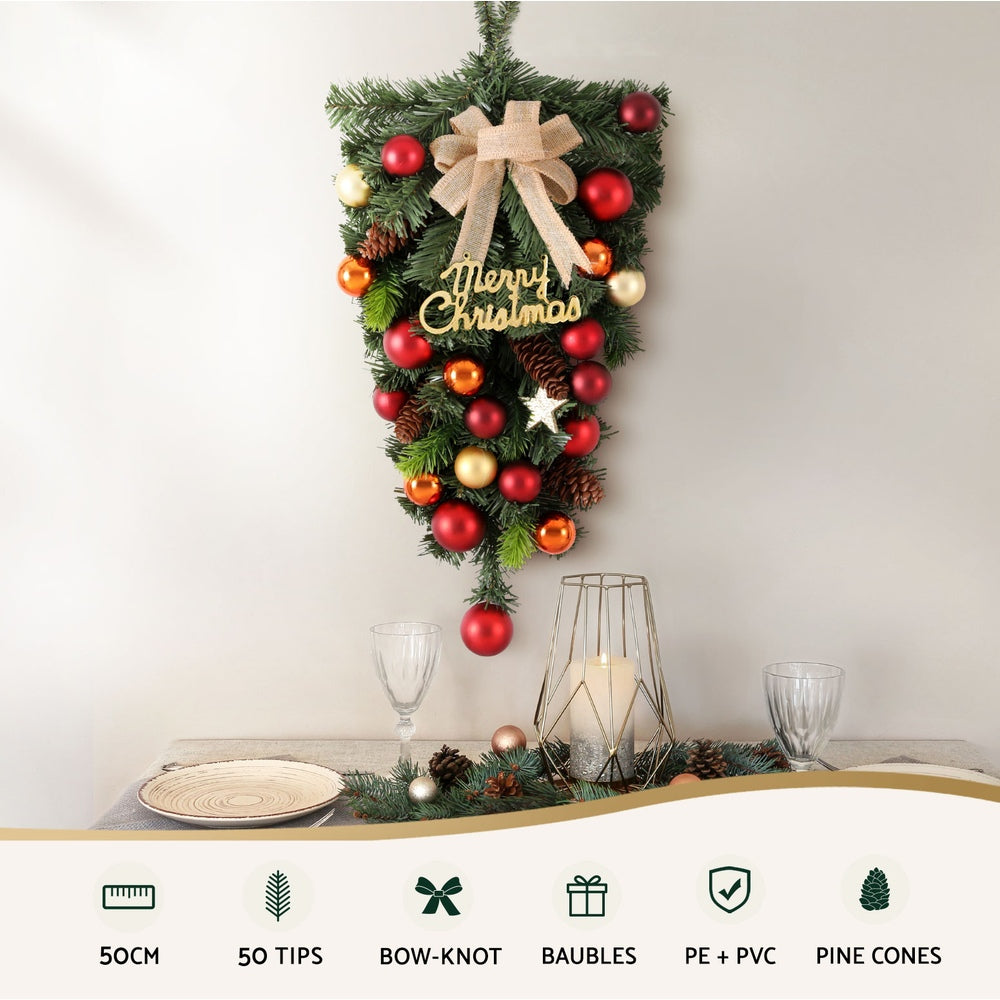 50cm Hanging Christmas Garland - Homecoze