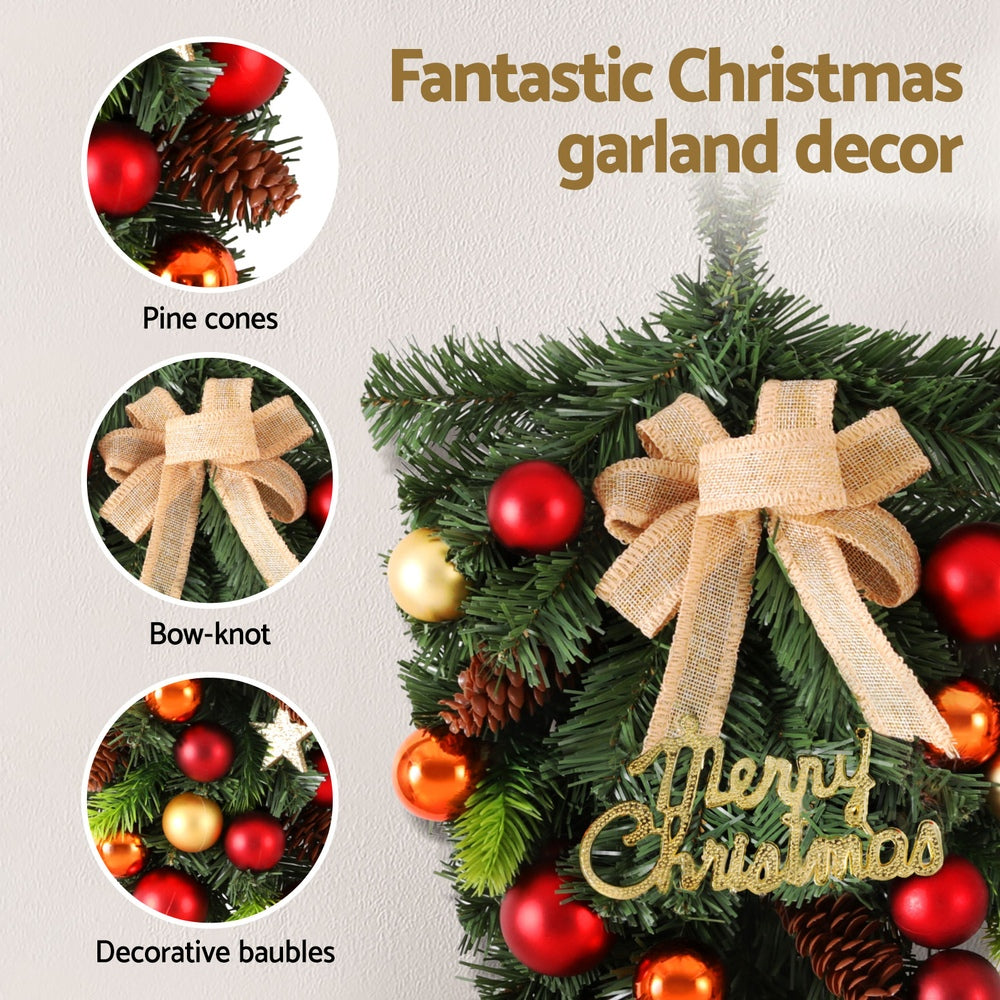 50cm Hanging Christmas Garland - Homecoze