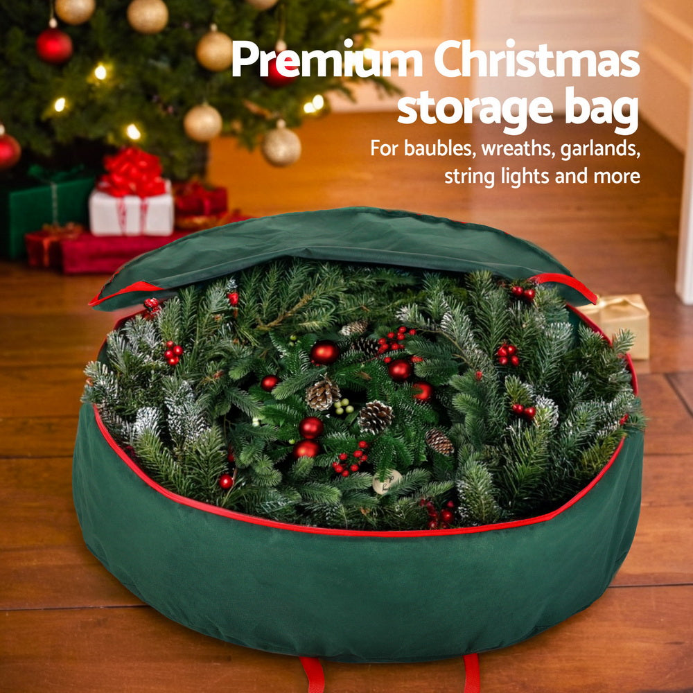Christmas Wreath Garland Storage Bag (90 x 20cm) - Homecoze