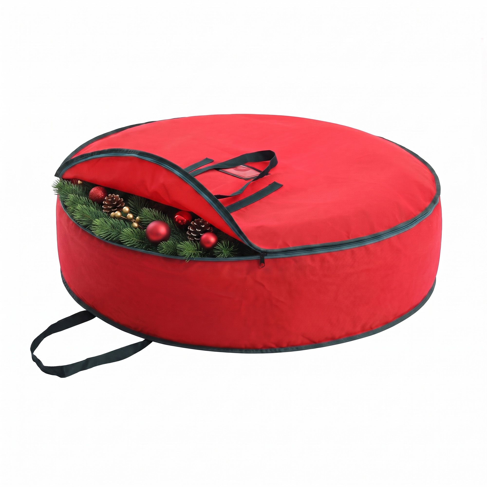 Christmas Wreath & Garland Storage Bag 90cm - Red