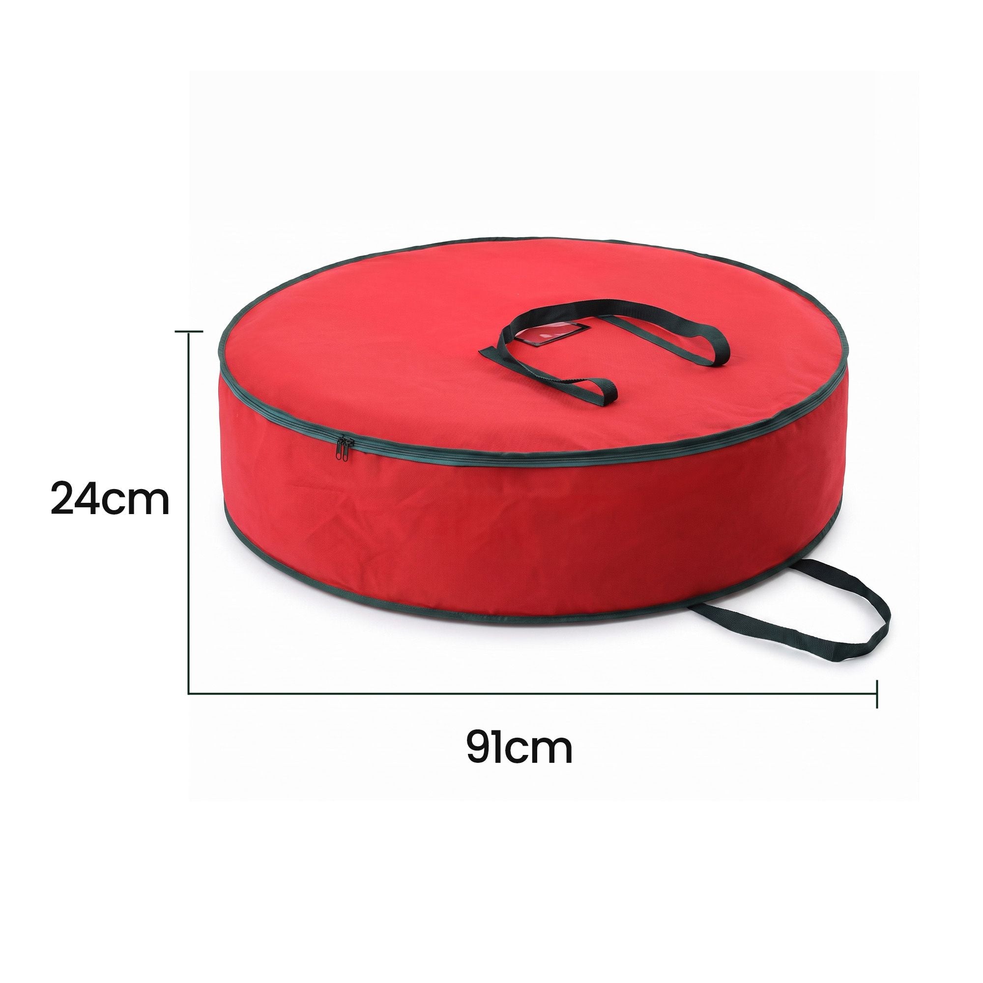 Christmas Wreath & Garland Storage Bag 90cm - Red