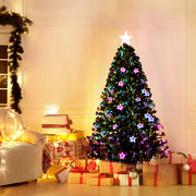 4FT Fibre Optic Value Prelit Christmas Tree - 150 Tips - Homecoze