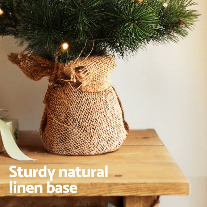 2FT (60cm) Mini Christmas Tree with Battery LEDs - Homecoze