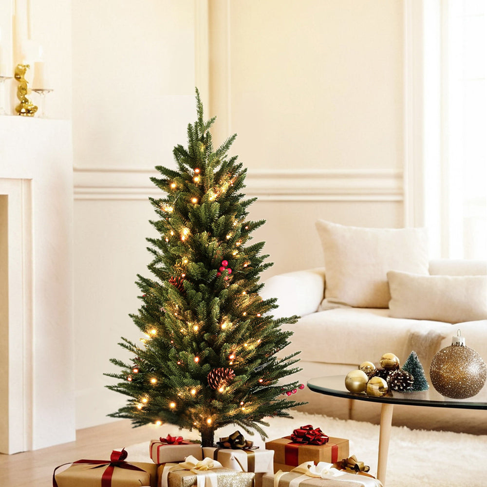 3FT (90cm) Mini Christmas Tree with Battery LEDs - Homecoze