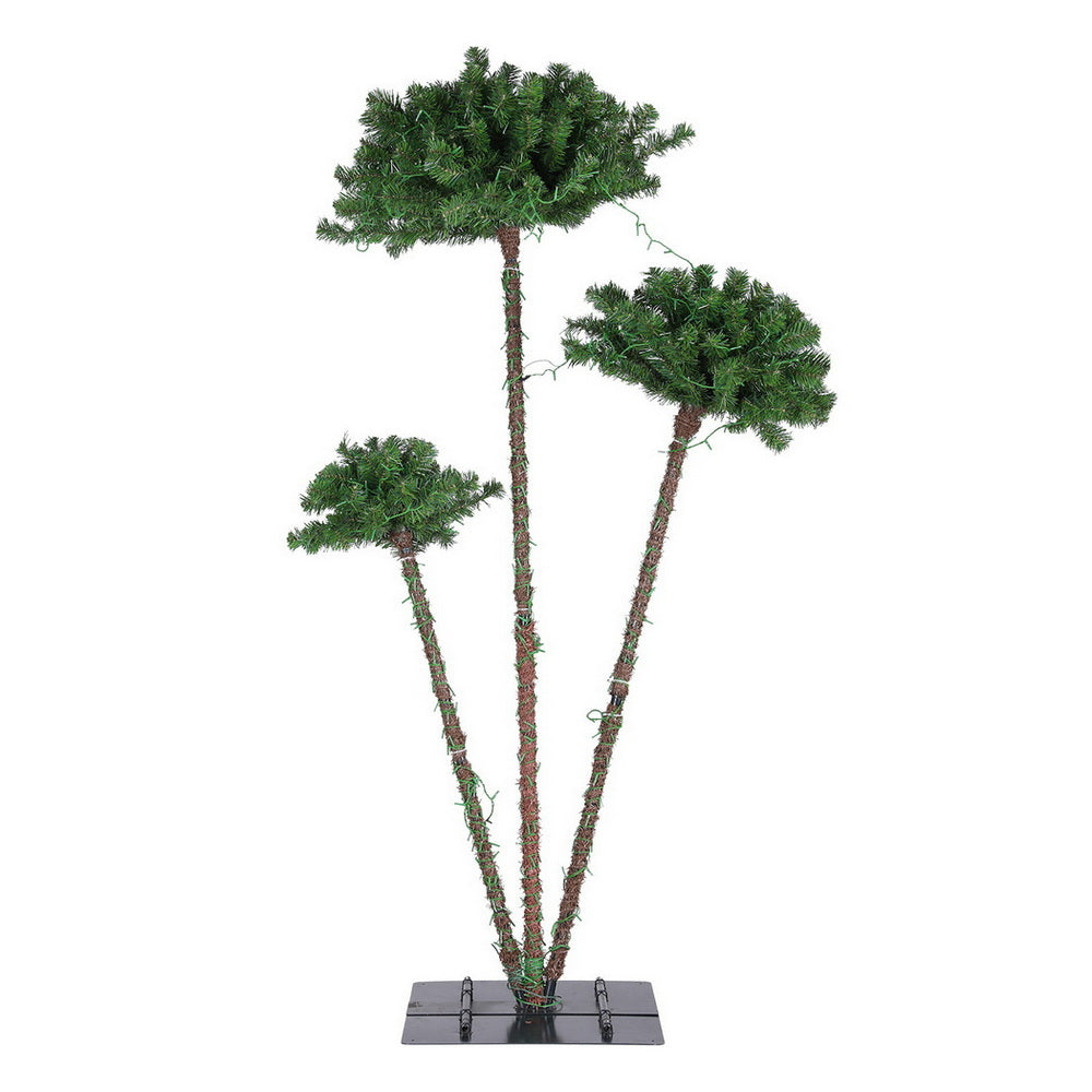 Jingle Jollys Christmas Tree 3-in-1 LED Xmas Palm Tree Party Decor 1.2/1.5/1.8M - Homecoze