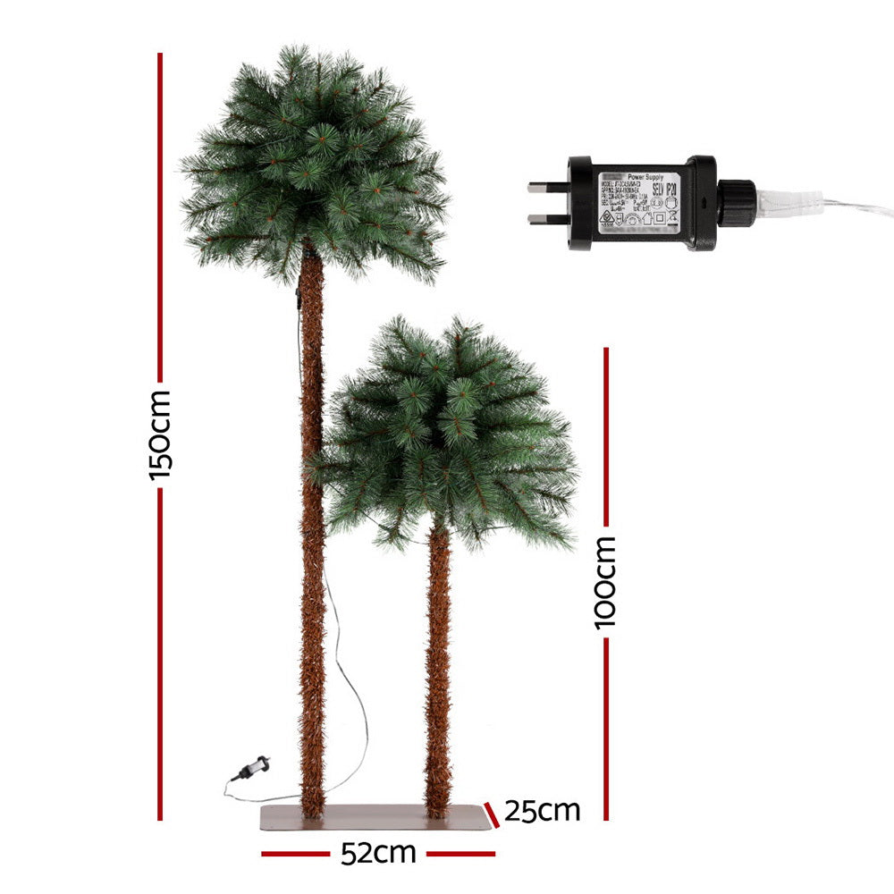 5FT Pre-lit LED Christmas Palm Tree - Homecoze