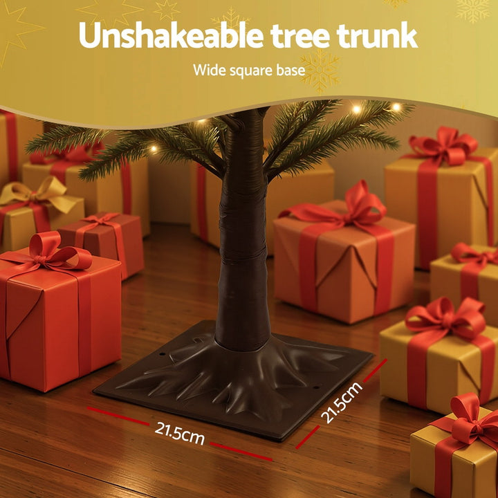 Jingle Jollys Christmas Tree 1.8M Pre-lit LED Xmas Tree 8 Modes Party Decoration - Homecoze