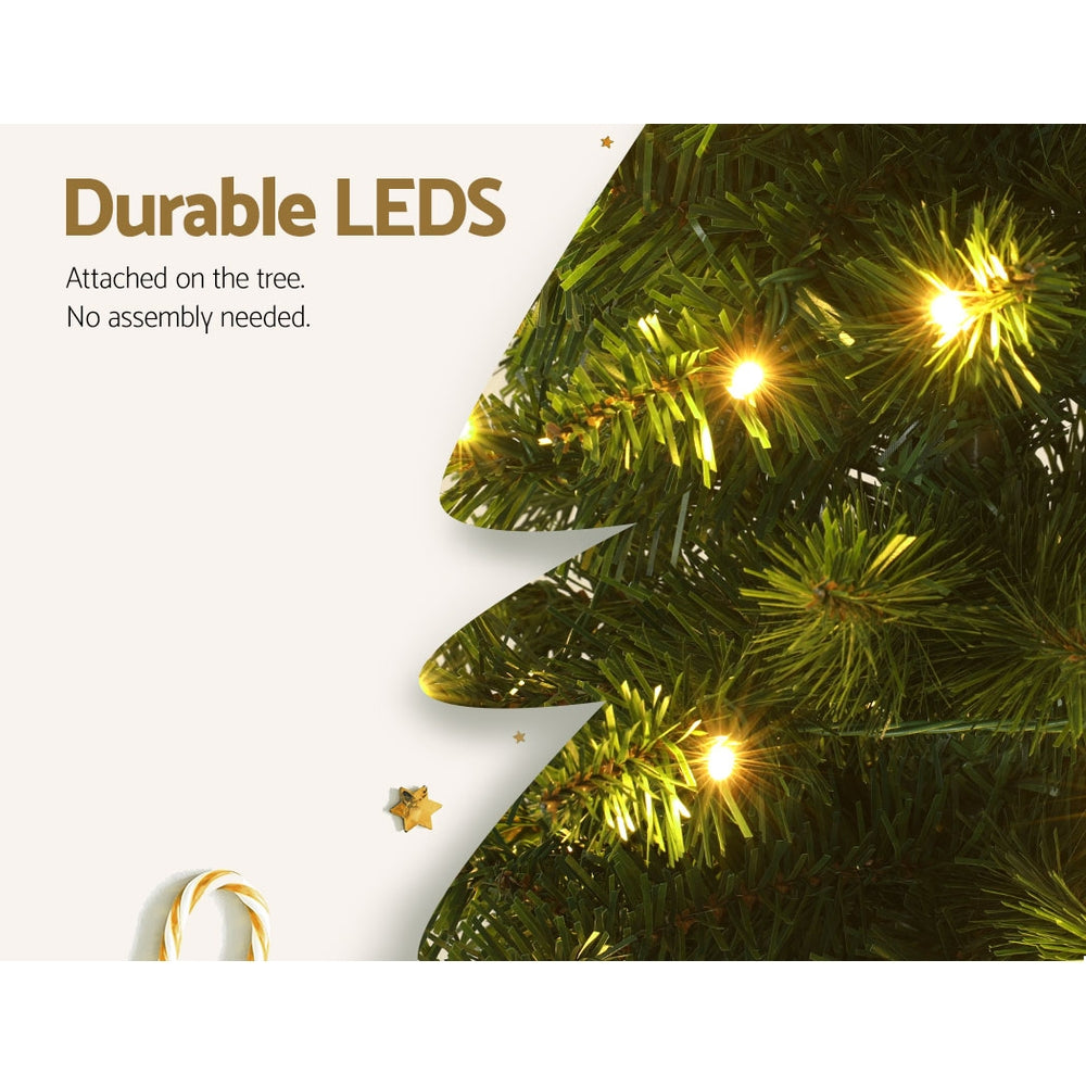 6FT Slim LED Christmas Tree - 300 Tips - Homecoze