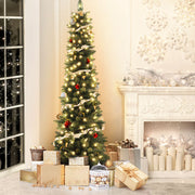 6FT Slim LED Christmas Tree - 300 Tips - Homecoze
