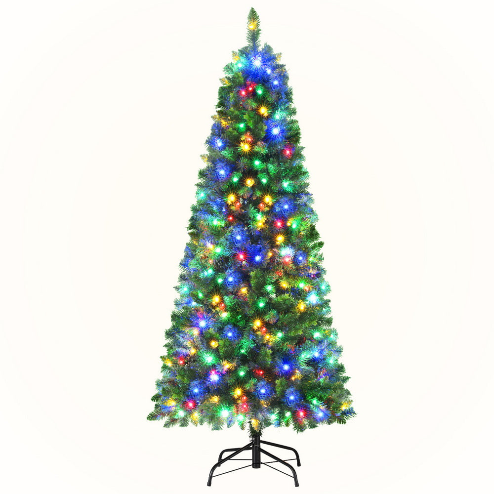 6FT Pre-lit LED Slim Christmas Tree - 544 Tips