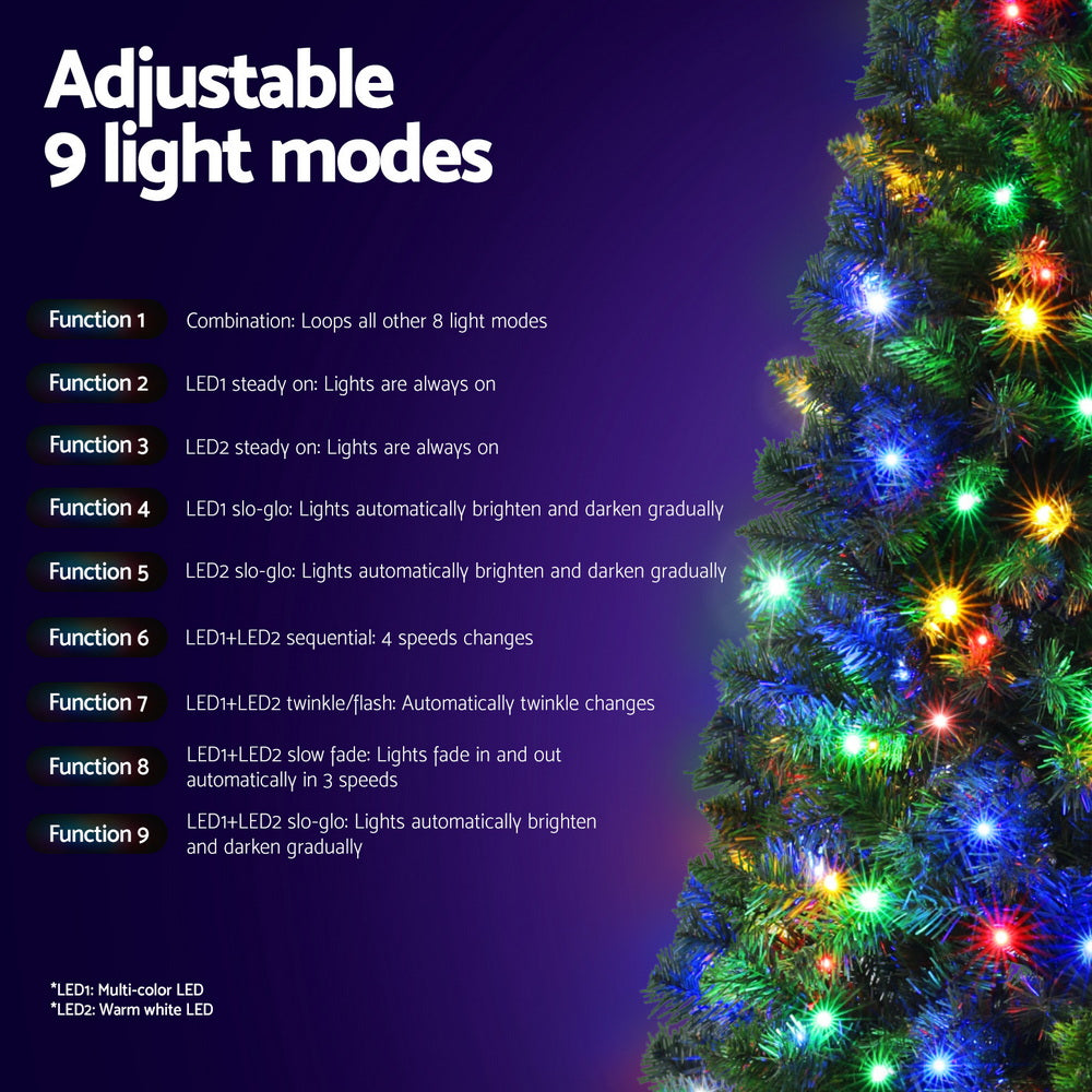 6FT Pre-lit LED Slim Christmas Tree - 544 Tips