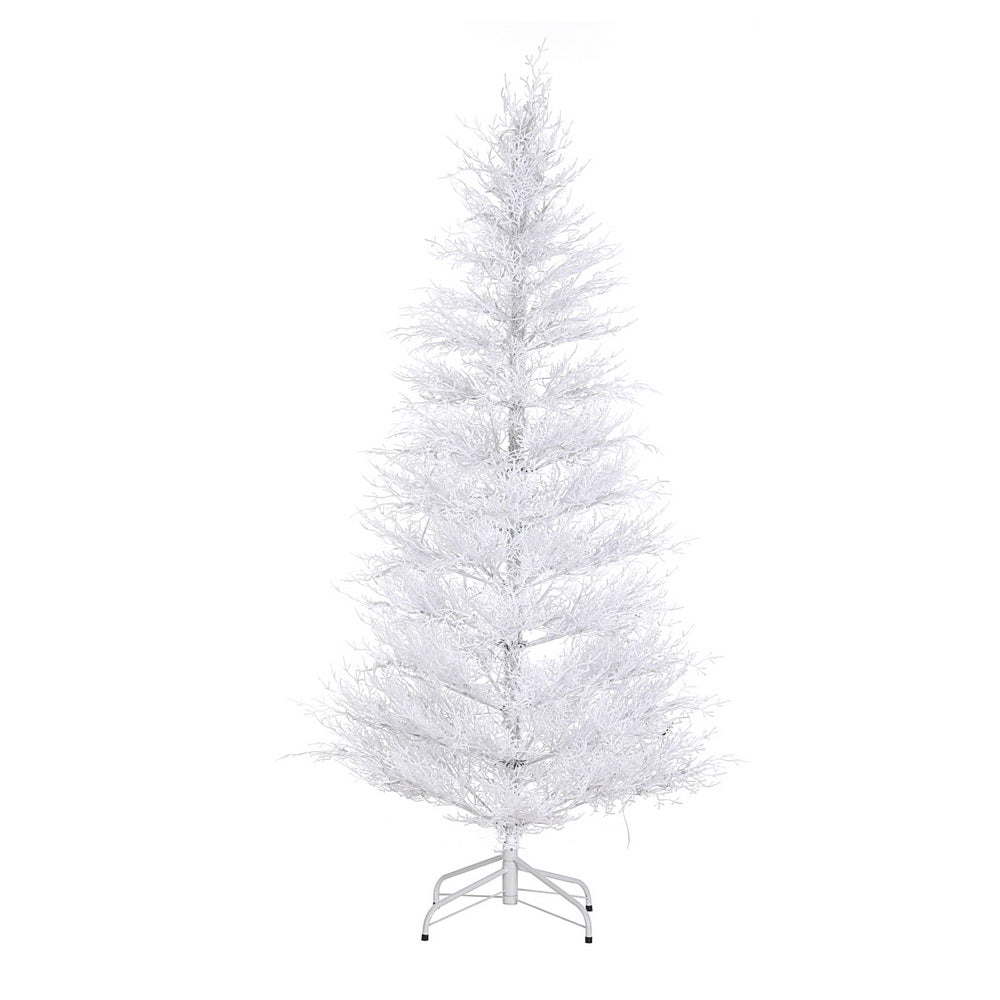 Jingle Jollys 1.8M LED Christmas Tree 8 Modes Adjustable Multi Color Light Snowy - Homecoze