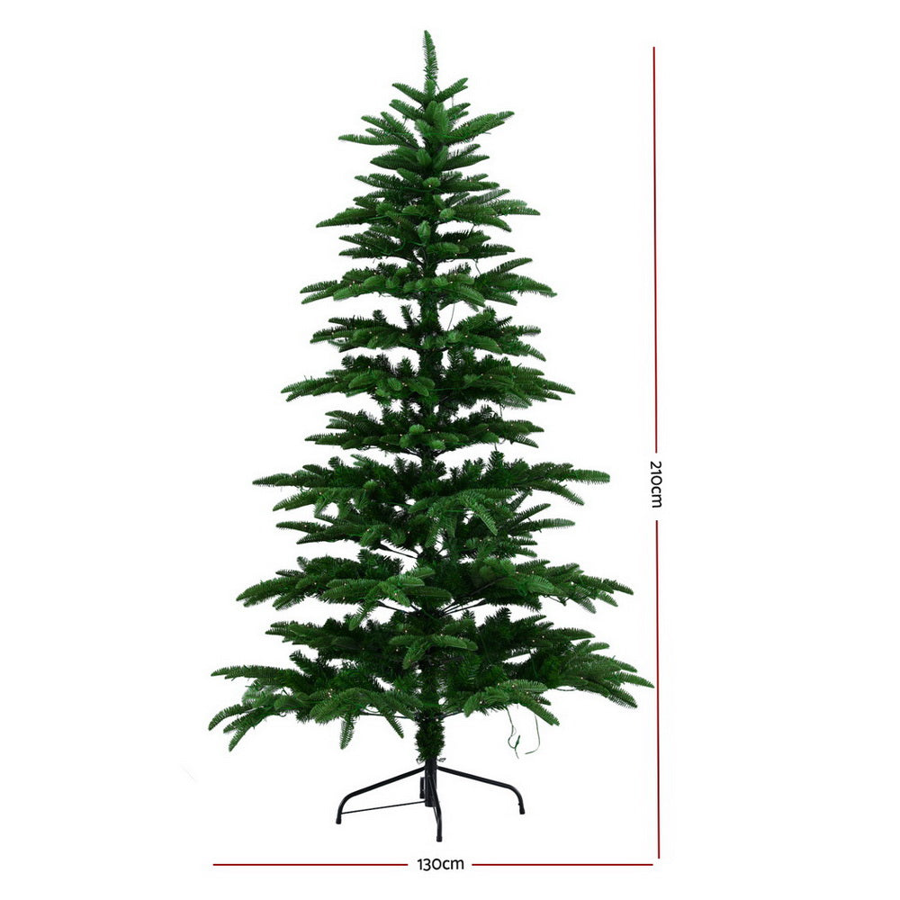 Jingle Jollys Christmas Tree 2.1M LED Sparse Xmas Tree 860 Tips Party Decoration - Homecoze