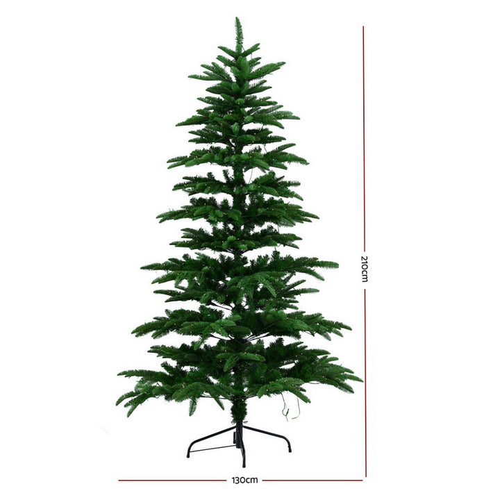 Jingle Jollys Christmas Tree 2.1M LED Sparse Xmas Tree 860 Tips Party Decoration - Homecoze