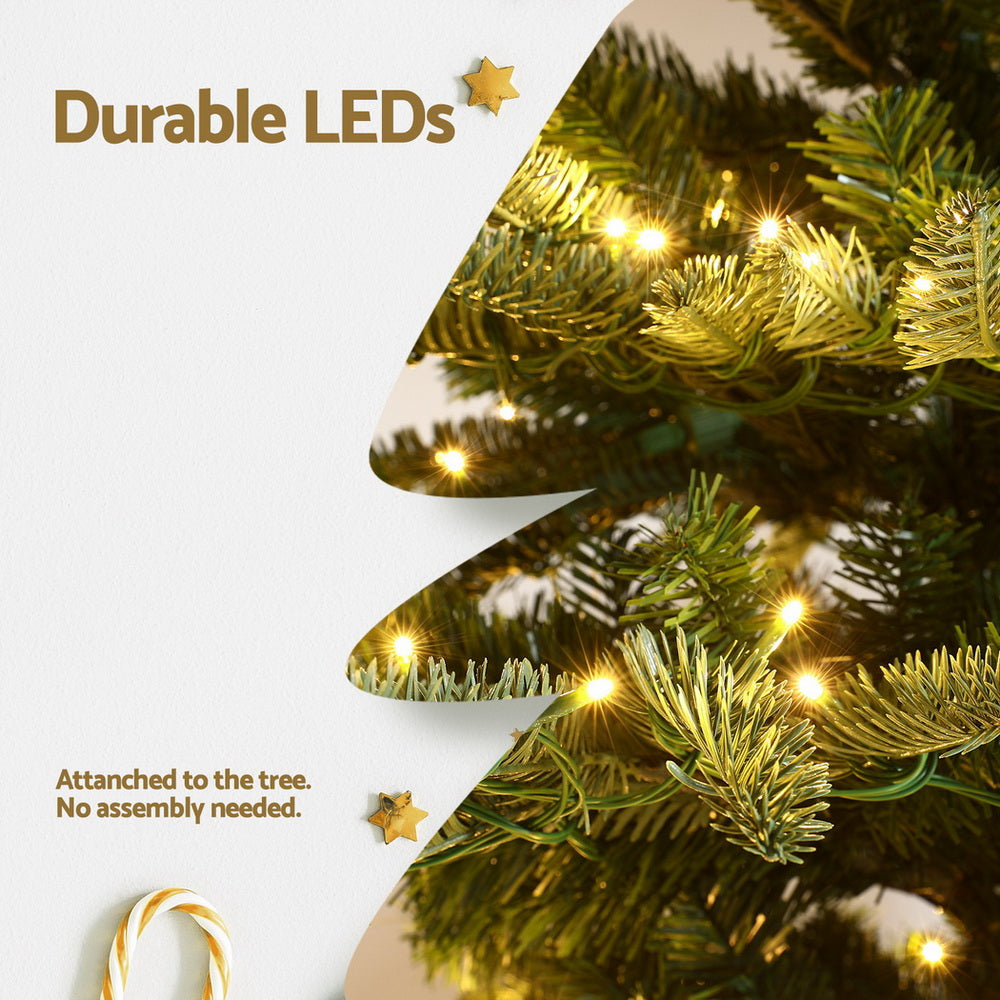 Jingle Jollys Christmas Tree 2.1M LED Sparse Xmas Tree 860 Tips Party Decoration - Homecoze