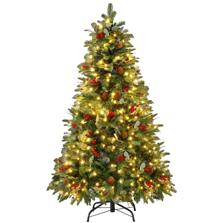 Jingle Jollys Christmas Tree 1.5m 160 LED Xmas Tree Party Decorations 355 Tips - Homecoze