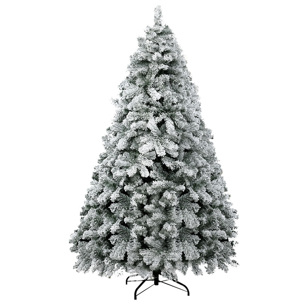 6FT Heavy Snow Christmas Tree - 468 Tips Homecoze