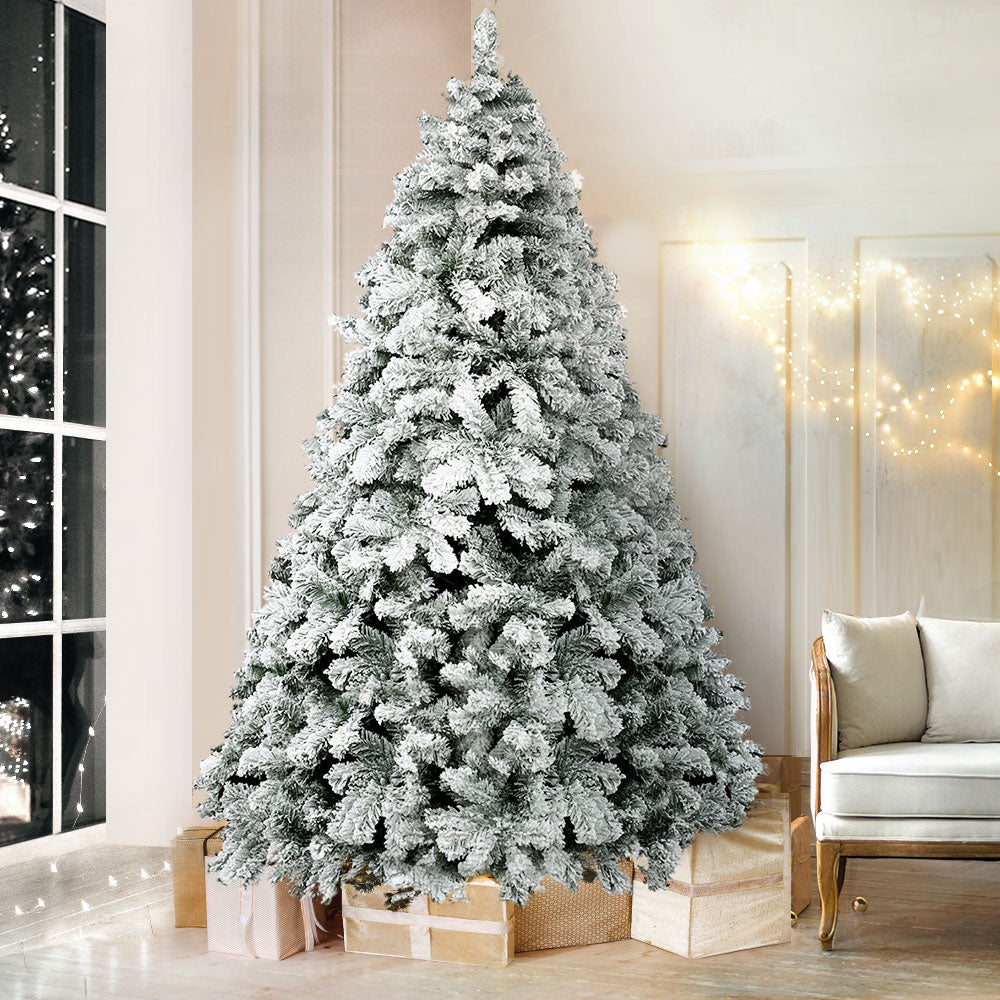 6FT Heavy Snow Christmas Tree - 468 Tips Homecoze