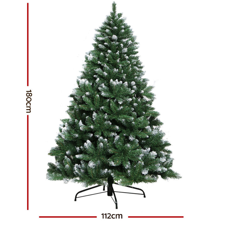 6FT Light Snow Christmas Tree - 650 Tips Homecoze