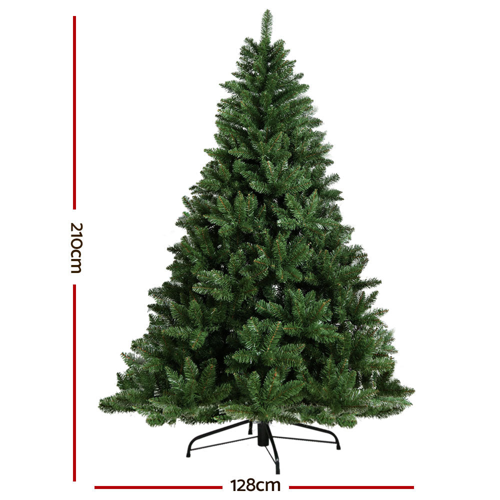 7FT Value Christmas Tree - 905 Tips Homecoze